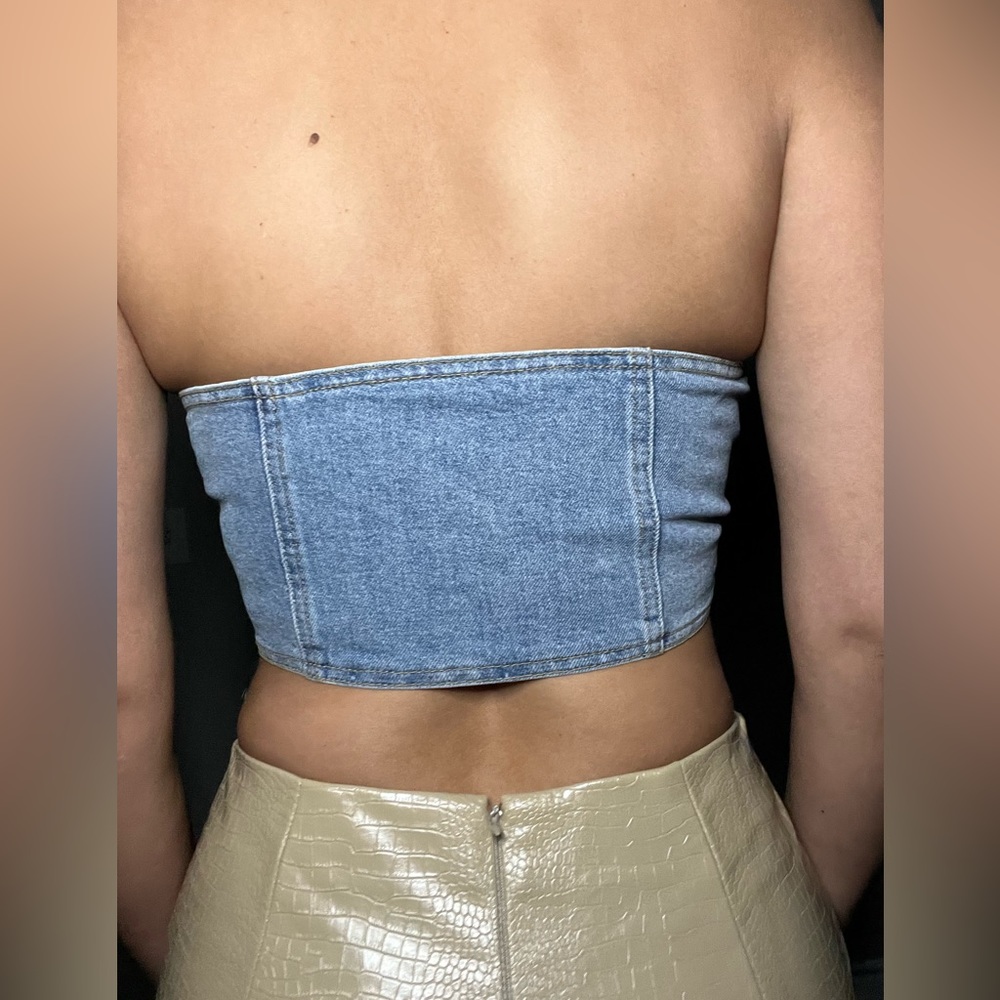 Denim Top - Picture 3 of 3